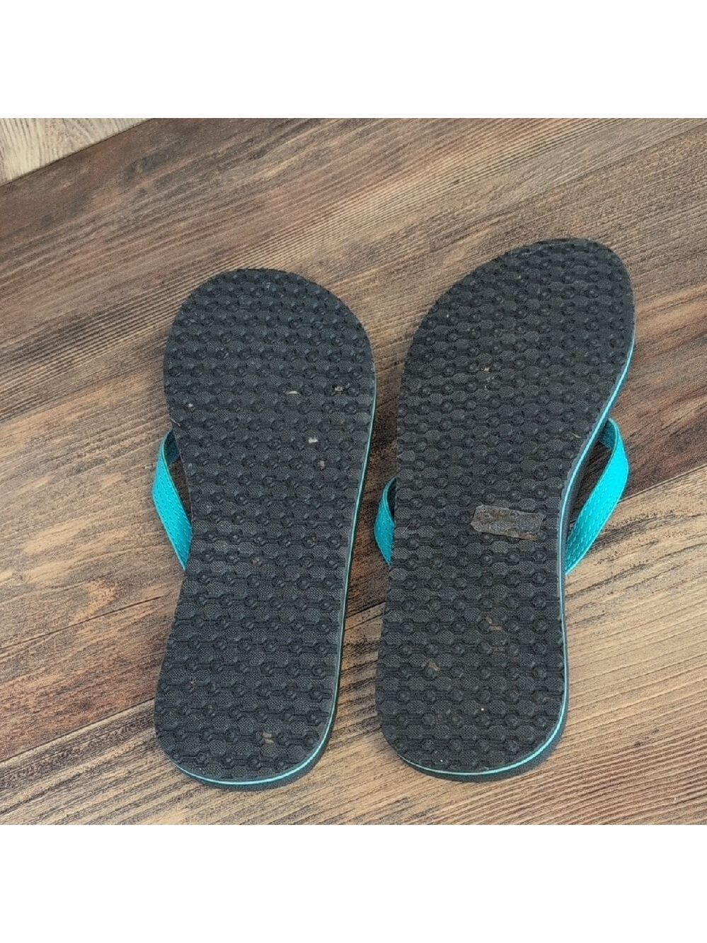 Raya Sun Vibrant Teal Slip On Flip Flops 11                -c169 - Picture 3 of 4